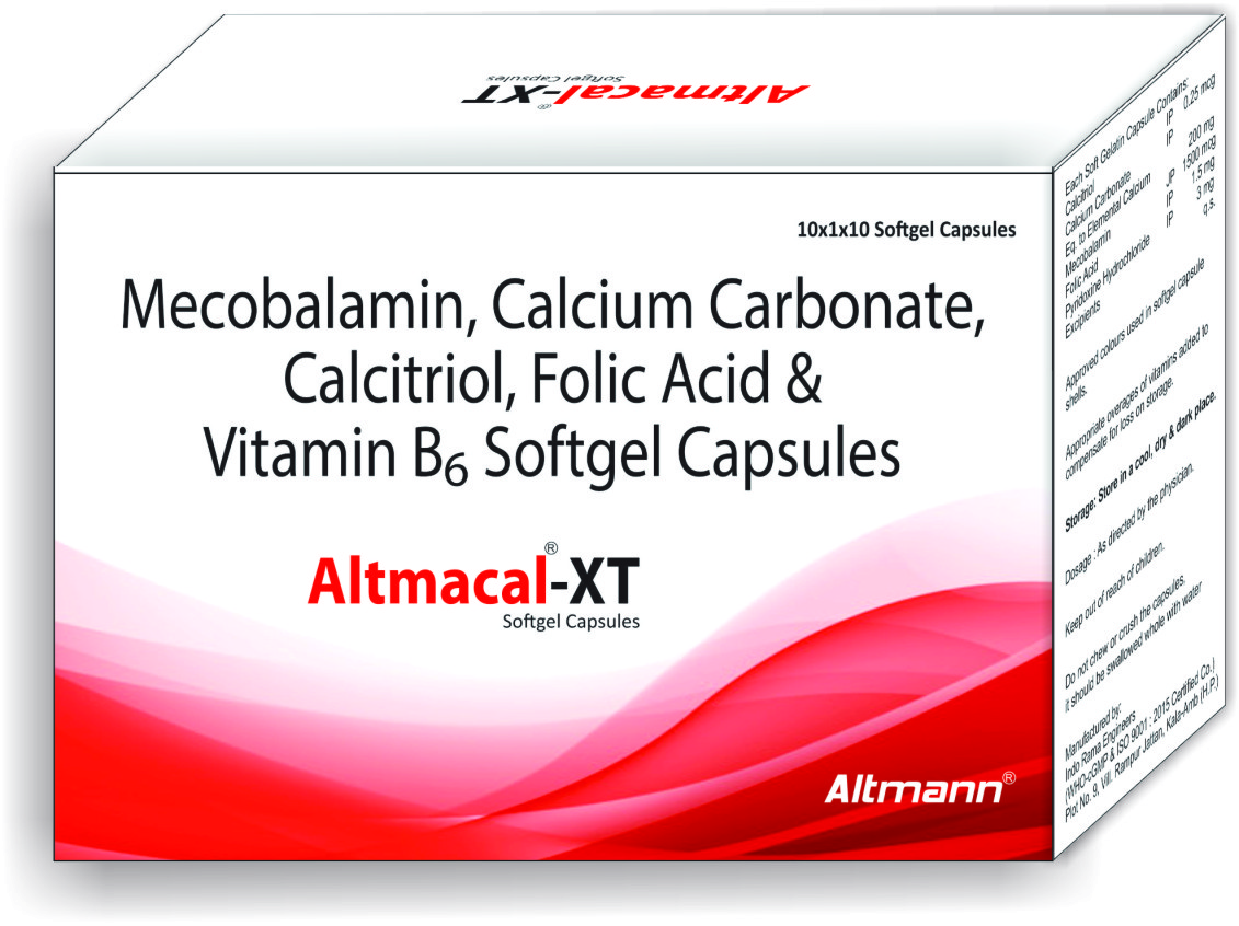 Methylcobalamin Folic Acid Calcium Carbonate Calcitrol Pyridoxine Capsule