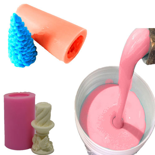 Durable RTV 2 Low Shrinkage Silicone Rubber For Candle Molding
