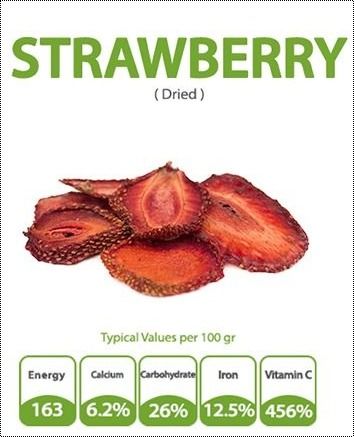 Common No Artificial Flavour Dried Strawberry