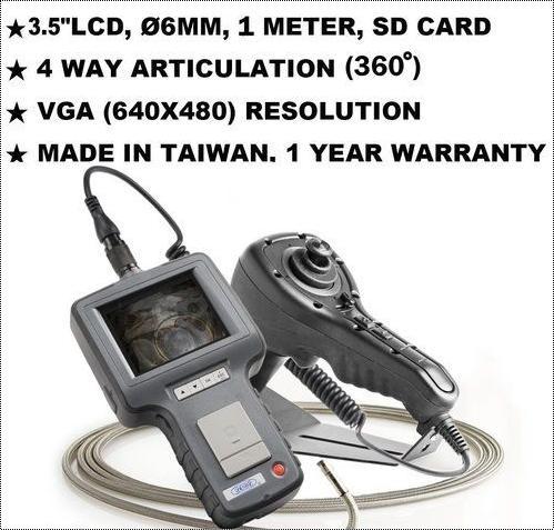 4 Way Articulation 6MM 1M VGA Inspection Borescope Videoscope NDT JFVS-60014