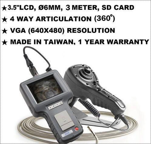 4 Way Articulation VGA Inspection Video Borescope (NDT JFVS-60034)