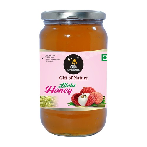 गिफ्ट ऑफ नेचर लीची हनी 1Kg पैक ग्रेड: A