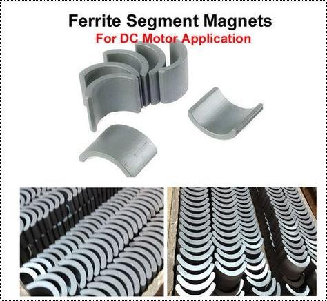 Ferrite Segment Arc Magnets Application: Motor