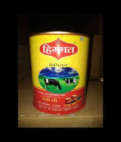 Himmat Premium Desi Ghee - Light Yellow, 9-Month Shelf Life | Complete Purity for Cooking and Worship