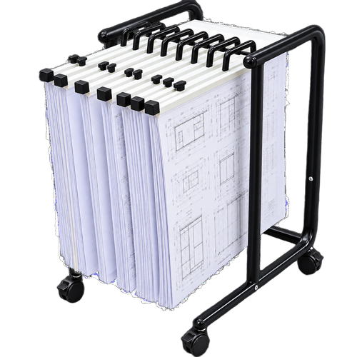 Aluminum Drawing Hangers - 900mm Length, Holds 1000 Drawings, Black Color, Folding Design, 10-Year Warranty