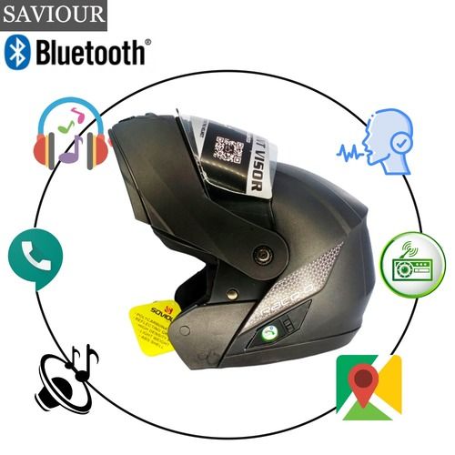 Saviour Bluetooth Full Face Helmet Size: Medium