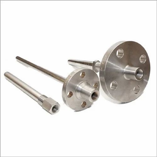 Threaded Thermowell - Color: Gray And White