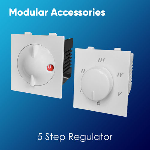 White 5 Step Regulators And Dimmers