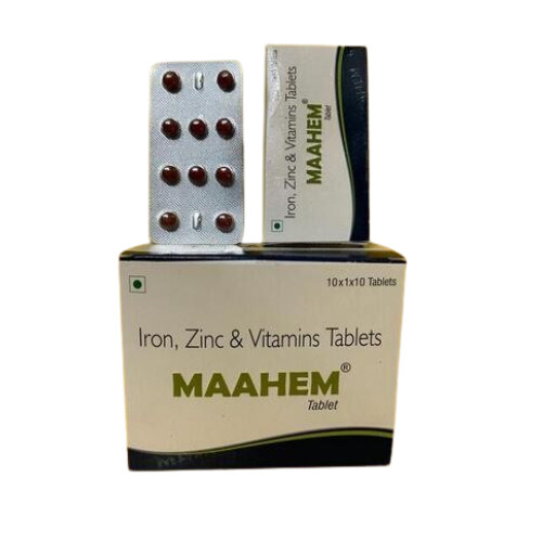 Iron Zinc And Vitamin Tablets - Application: For Human