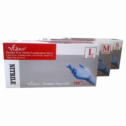 Powder Free Nitrile Examination Gloves (VGlove)