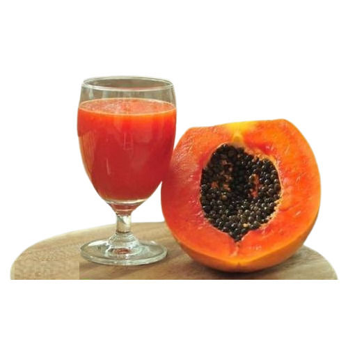 Fresh Tasty Papaya Fruit Concentrate 225 Kg Drum Packaging