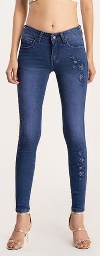 Blue Color Jeans For Womens