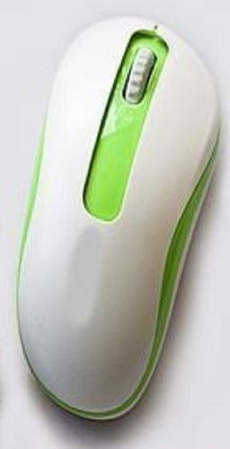 Plain White Color Wireless Mouse