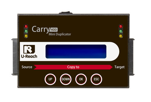 U-Reach Pro118 1:2 Standalone Duplicator And Eraser - 6Gb Hdd/Ssd/Ide Data Copier For Sata/Msata/Ngff Hard Drives - Cloner And Wiper Cache Capacity: 18Tb+ Terabyte (Tb)