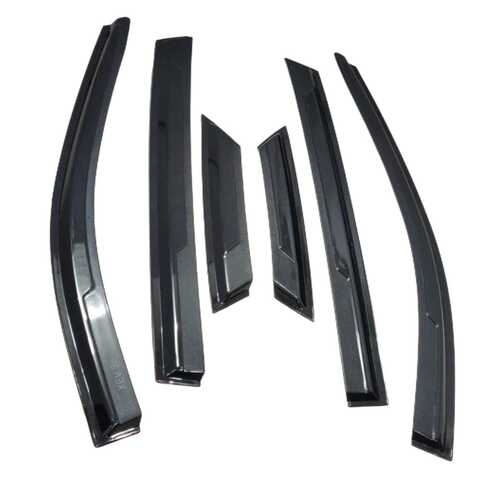 Door Visors For Renault Kiger - Plastic, Set Of 4 Pcs, Smoke Color | Fully Unbreakable, Injection Moulded Design, Machine Made