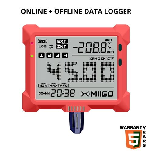 Digital Data Logger Model Blue-h-a-thi By Miigo