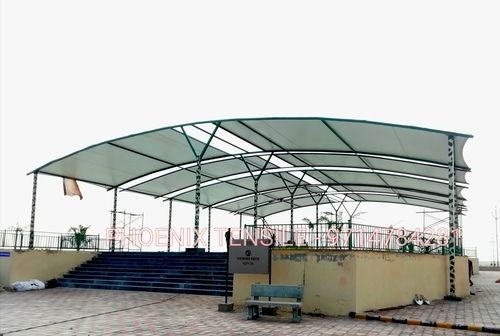 Plain Tensile Roof Shade Dome For Commercial Complex, Mall, Amphitheater And Stadium