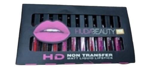 Lipstick Safe To Use Huda Lipstick, Dermatologically Approved (Set Of 2)