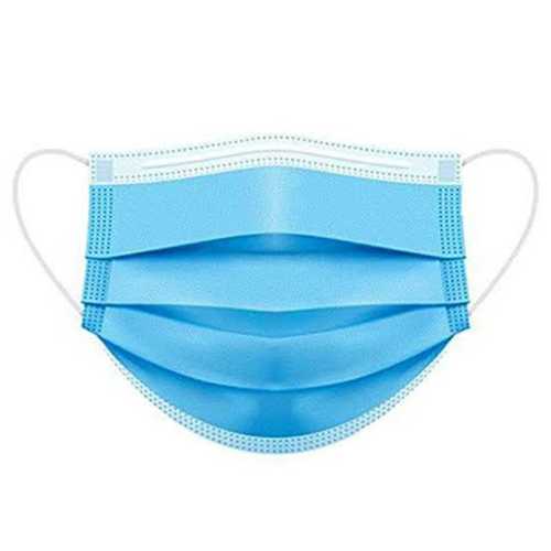 Non Woven 3 Ply Blue Face Mask with Ear Loop for Clinic, Hospital and Laboratory