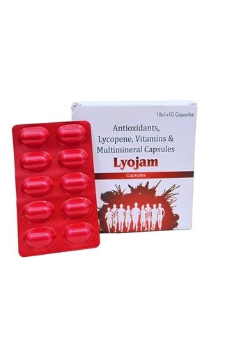 Lyojam Antioxidants Lycopene Vitamins And Multimineral Capsules Dosage Form: Tablet