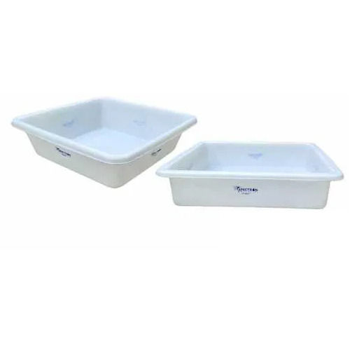 Filter Press Plastic Trays - Color: Natural White