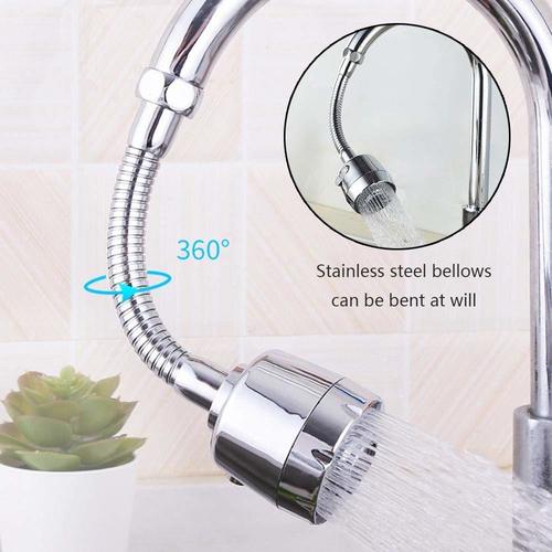 Bathroom Vanities Tallin 2 Mode 360 Degree Rotatable Flexible Abs Steel Swivel Tap Revolving Spout