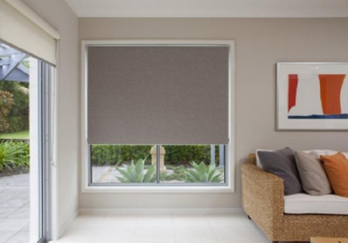 Roller Blinds - Multicolor Polyester, Multisize Plain & Printed Patterns | Horizontal & Vertical Styles, Perfect for Home Use