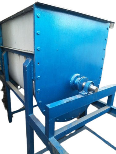 Blue Industrial Ribbon Blender Mixer