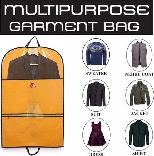 Bags Able Multipurpose Garment Cover (Yellow And Black)