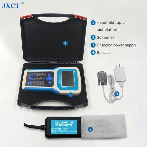 Soil Hand Held Transmitter With Color Digital Display For Measuring Soil Parameters