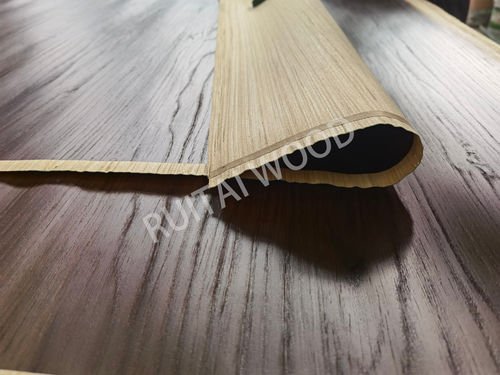 Environment Friendly Brown Color Synchronized Laminated Veneer Paper For Wood Laminates With Rectangular Shape