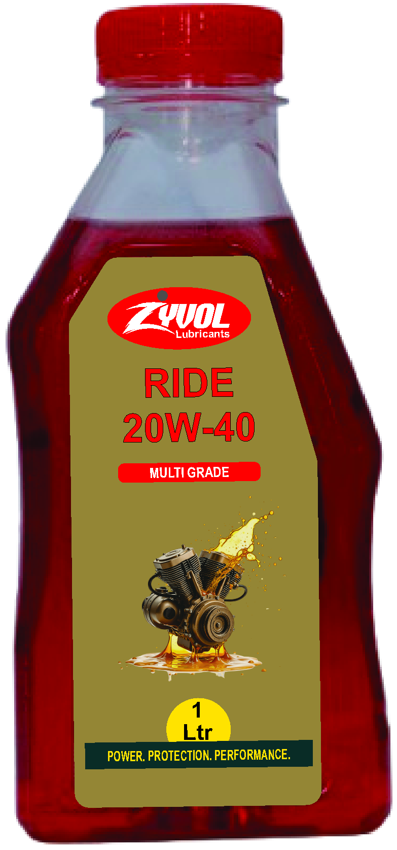 Zyvol Ride 20W-40 3Rd Q Multi Grade Engine Oil - Application: Automobile