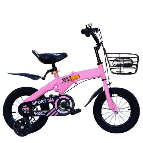 Folding Kids Bike For Girl And Boy - Fork Length: 12  Centimeter (Cm)