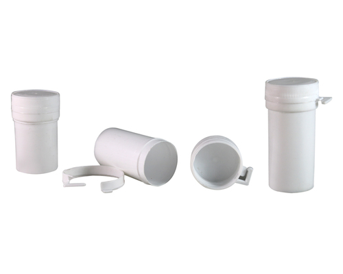 Cosmetic Air Tight Plastic Jar Pack Of 20000 Pieces - Color: White