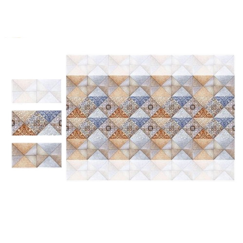 Ceramic Wall Tiles - 30x60 cm, Super Glossy Finish | Wear-Resistant, Digital Printing, Rectangular Shape, Polished Thickness 5-10 mm, 5 Pieces Per Case