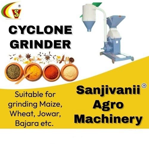 Cyclone Grinder Machine For Grinding Maize Wheat Jowar And Bajara Power Consumption: 220 Volt (V)