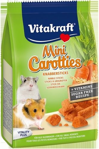 Vitakraft Carotties Mini हैम्स्टर्स के लिए 50g कैटल फीड के लिए