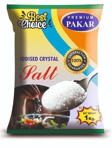 Food Grade Natural White Raw Crystal Salt 1KG Pack