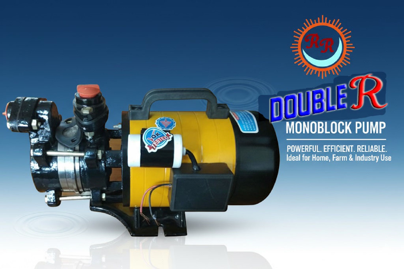 0.5Hp Self Priming Monoblock Pump - Capacity: 15 M3/Hr