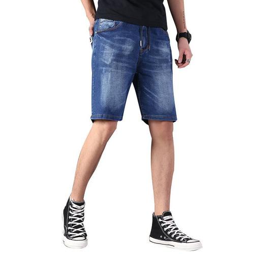 Casual Wear Dark Blue Color Regular Fit Mens Denim Capri Jeans, Xl And Xxl  Size Age Group: >16 Years at Best Price in Jodhpur