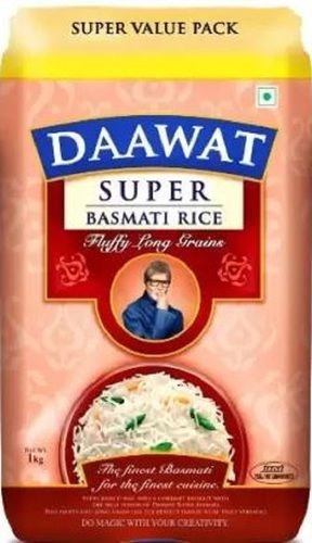 Rich Aroma Excellent Taste Healthy And Nutritious Dawat Super Basmati Rice 1 Kg Packet