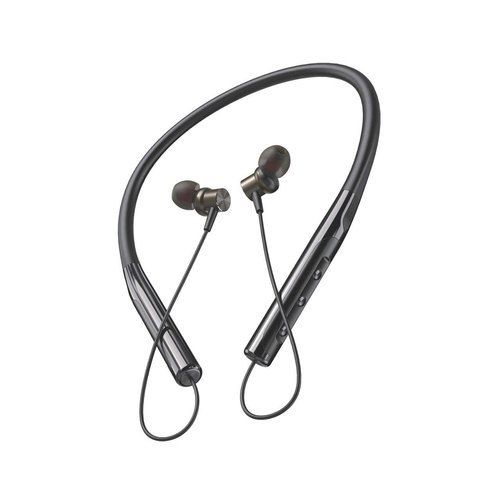 Wireless Range 2 M Behind The Neck Design Bluetooth Earphones Headset (Black) Body Material: Plastic