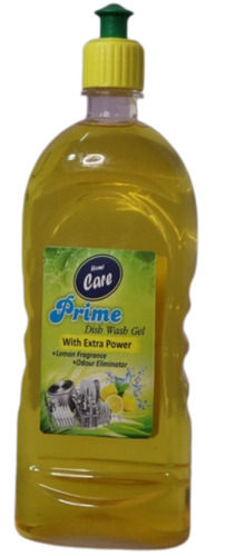 Yellow 500Ml Liquid Prime Dish Wash Gel Neem And Lemon With Light Fragrance (Pack Of 1 X 28 Bottles)