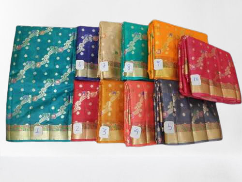 Ladies Fashionable Designer Printed Silk Saree For Weddings And Parties