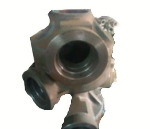 Black Industrial Valve Parts Made Of Heavy Duty Cast Iron Highly Durable