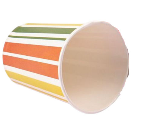 200 Ml Capacity Round Eco-Friendly Striped Disposable Paper Coffee Cup