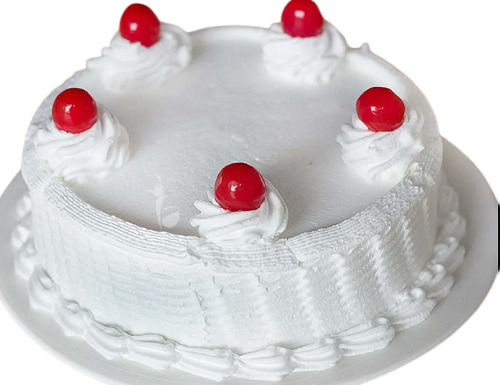 White Color Strawberry Cake Made From Fresh Strawberry For Any Occasion Additional Ingredient: Eggs