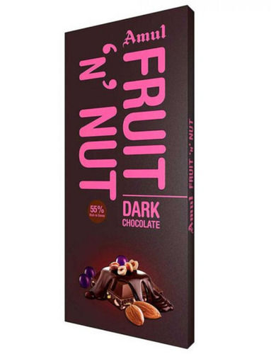 150 Grams Bitter And Sweet Taste Chemical Free Fruit And Nut Dark Chocolate