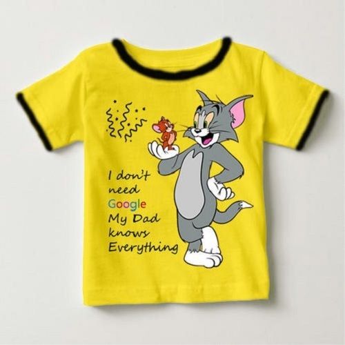 Cartoon Casual Wear Kids Printed T Shirt Age Group: 2-10 at Best Price in  Yadgir