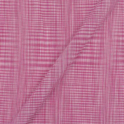 Washable And Checked Anti Wrinkle Soft Cotton Shirting Fabric, 100 Meters Long
